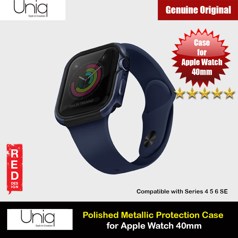 Picture of Uniq Valencia Series Reinforced Aluminium Defense Case for Apple Watch Series 4 5 6 SE Nike 40mm (Blue) Apple Watch 40mm- Apple Watch 40mm Cases, Apple Watch 40mm Covers, iPad Cases and a wide selection of Apple Watch 40mm Accessories in Malaysia, Sabah, Sarawak and Singapore 