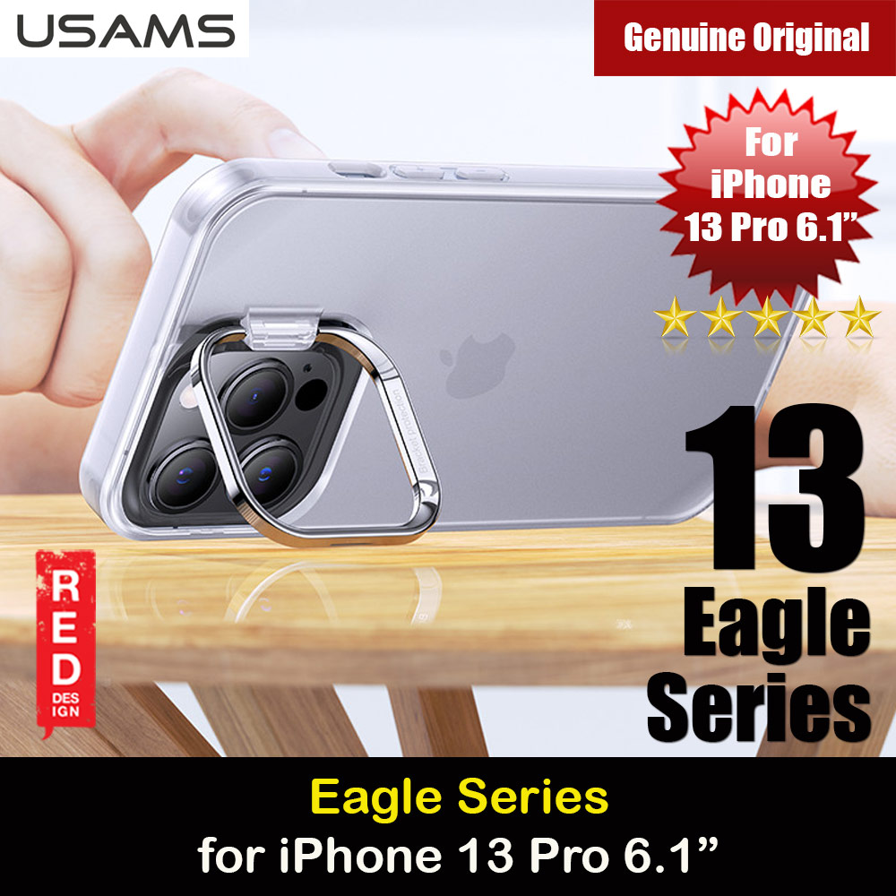 Picture of USAMS Eagle Series Camara Lens Protection Case Standable Case for iPhone 13 Pro 6.1 (Tinted White) Apple iPhone 13 Pro 6.1- Apple iPhone 13 Pro 6.1 Cases, Apple iPhone 13 Pro 6.1 Covers, iPad Cases and a wide selection of Apple iPhone 13 Pro 6.1 Accessories in Malaysia, Sabah, Sarawak and Singapore 