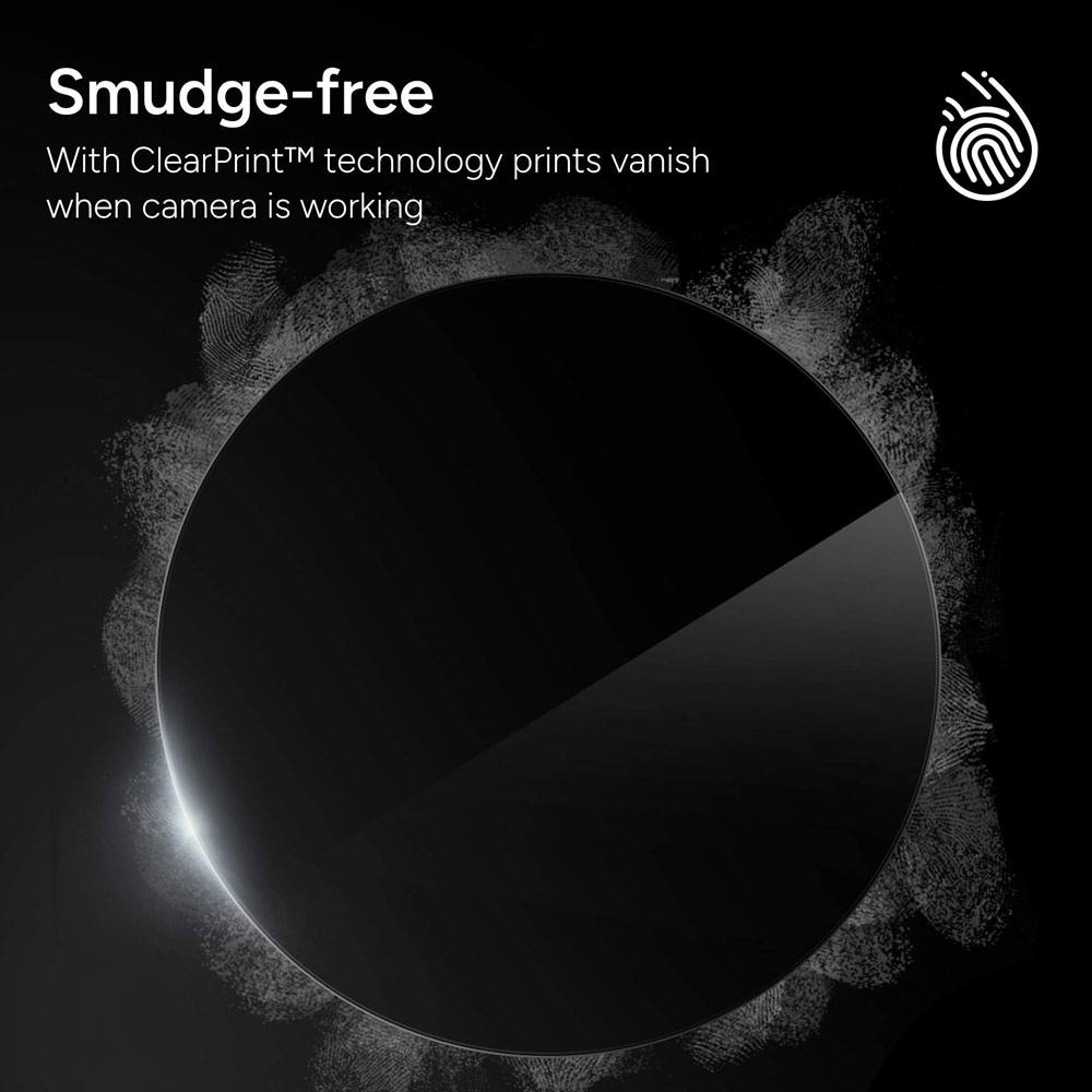 Picture of Samsung Galaxy S25  | Zagg Glass Elite Anti-Reflective Camera Rings Frame Lens Protector for Galaxy S25 (5PCS Black)