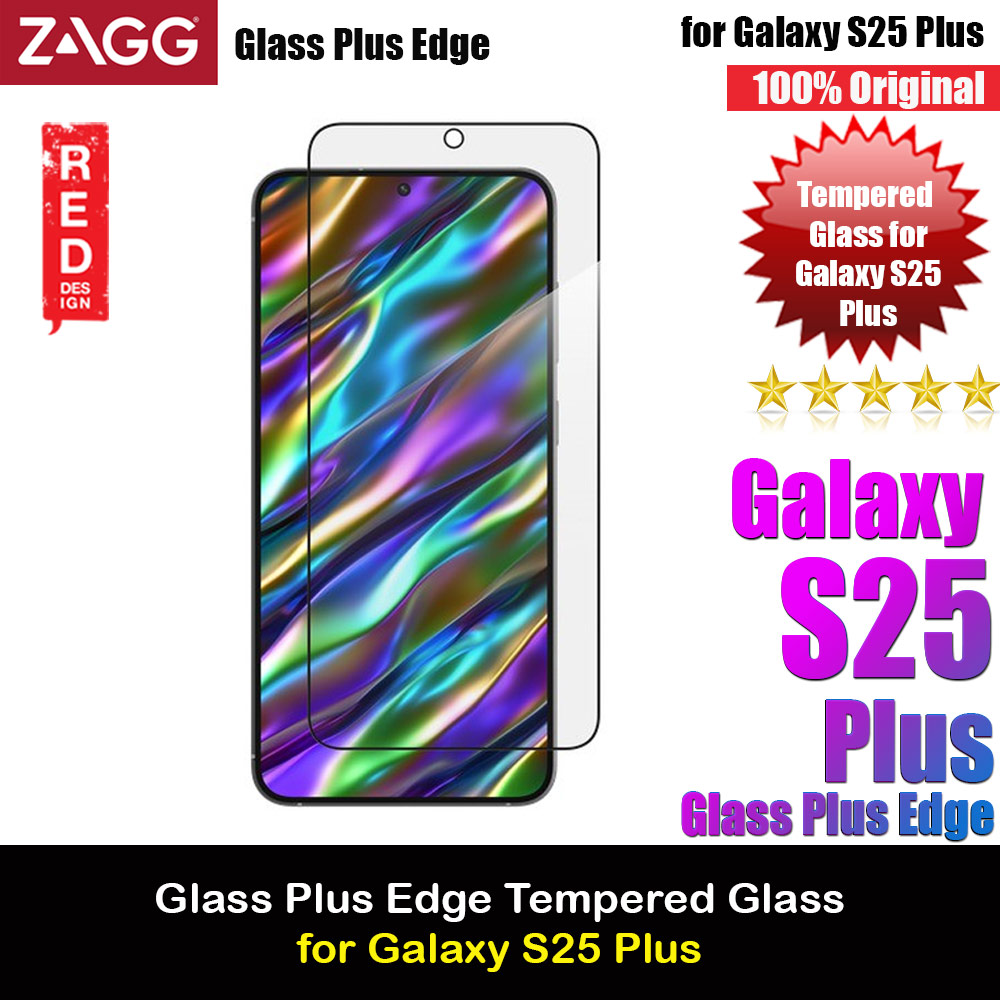 Picture of Zagg Galaxy S25 Plus Tempered Glass Screen Protector Glass Plus Edge (Clear) Samsung Galaxy S25 Plus- Samsung Galaxy S25 Plus Cases, Samsung Galaxy S25 Plus Covers, iPad Cases and a wide selection of Samsung Galaxy S25 Plus Accessories in Malaysia, Sabah, Sarawak and Singapore 