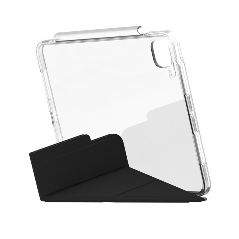 Picture of Apple iPad Pro 13 M4 2024 Case | Zagg Crystal Palace Folio Protection Flip Stand Case for iPad Pro 13 M4 2024 (Black)
