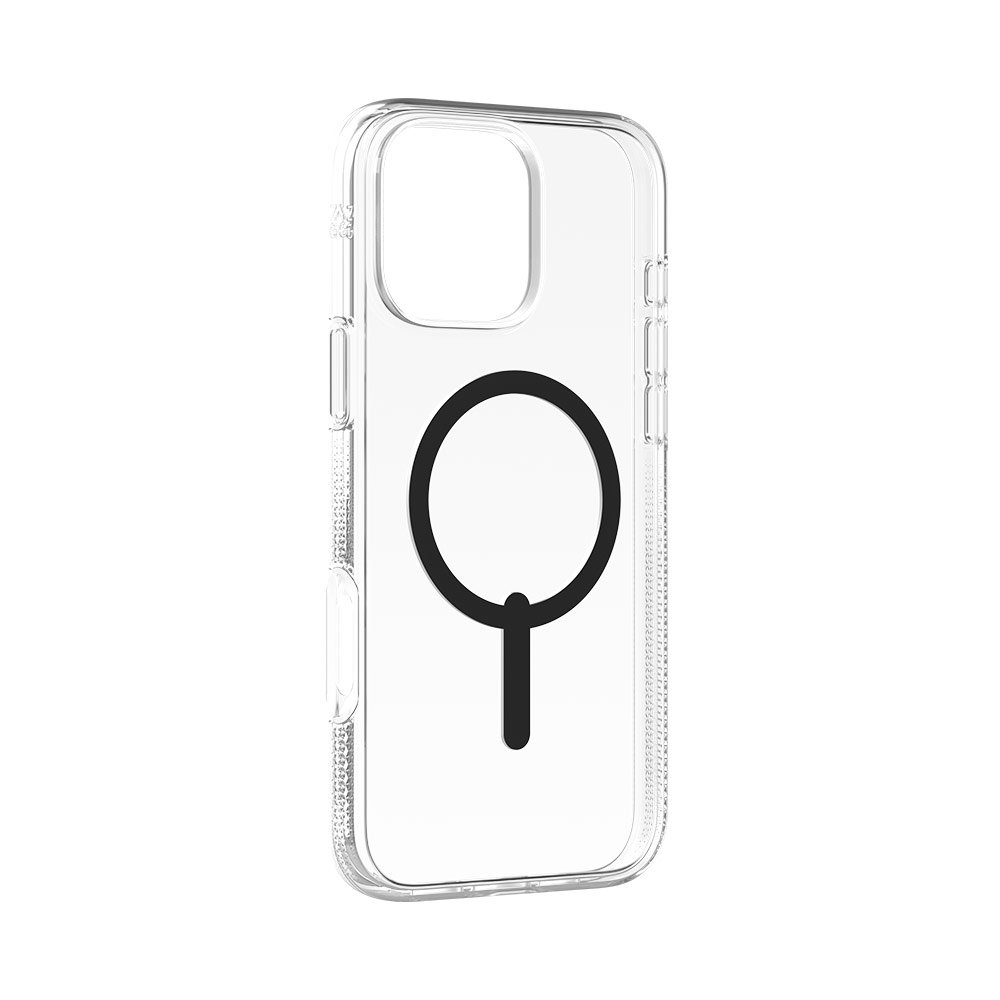 Picture of Apple iPhone 16 Pro Max 6.9 Case | Zagg Crystal Palace Snap Anti Yellow Magnetic Drop Protection Case for iPhone 16 Pro Max 6.9 (Black)