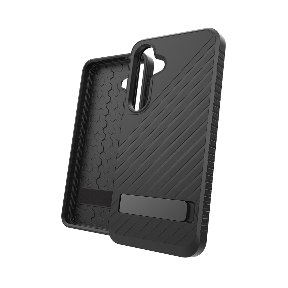 Picture of Samsung Galaxy S25 Ultra Case | Zagg Denali Kickstand Drop Protection Case Case for Galaxy S25 Ultra (Black)