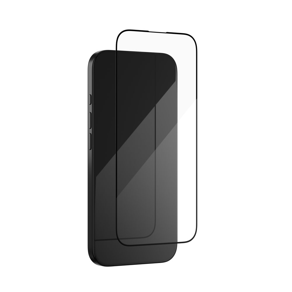Picture of Apple iPhone 16 Pro 6.3 Screen Protector | Zagg Glass Elite Edge Anti Reflection Tempered Glass Screen Protector with Easy Installation Tray for iPhone 16 Pro 6.3 (Clear)