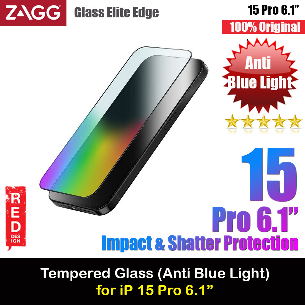 Picture of Zagg Glass Elite Edge RPF30 VG AM Tempered Glass Screen Protector with Easy Installation Tray for iPhone 15 Pro 6.1 (Anti Blue) Apple iPhone 15 Pro 6.1- Apple iPhone 15 Pro 6.1 Cases, Apple iPhone 15 Pro 6.1 Covers, iPad Cases and a wide selection of Apple iPhone 15 Pro 6.1 Accessories in Malaysia, Sabah, Sarawak and Singapore 
