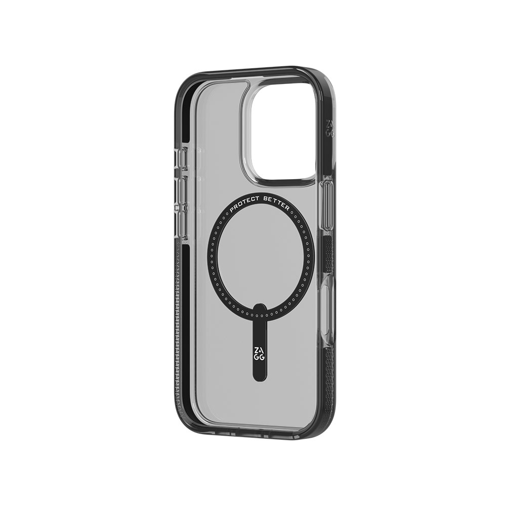 Picture of Apple iPhone 16 Pro 6.3 Case | Zagg Santa Cruz Snap Magnetic Drop Protection Case for iPhone 16 Pro 6.3 (Midnight)