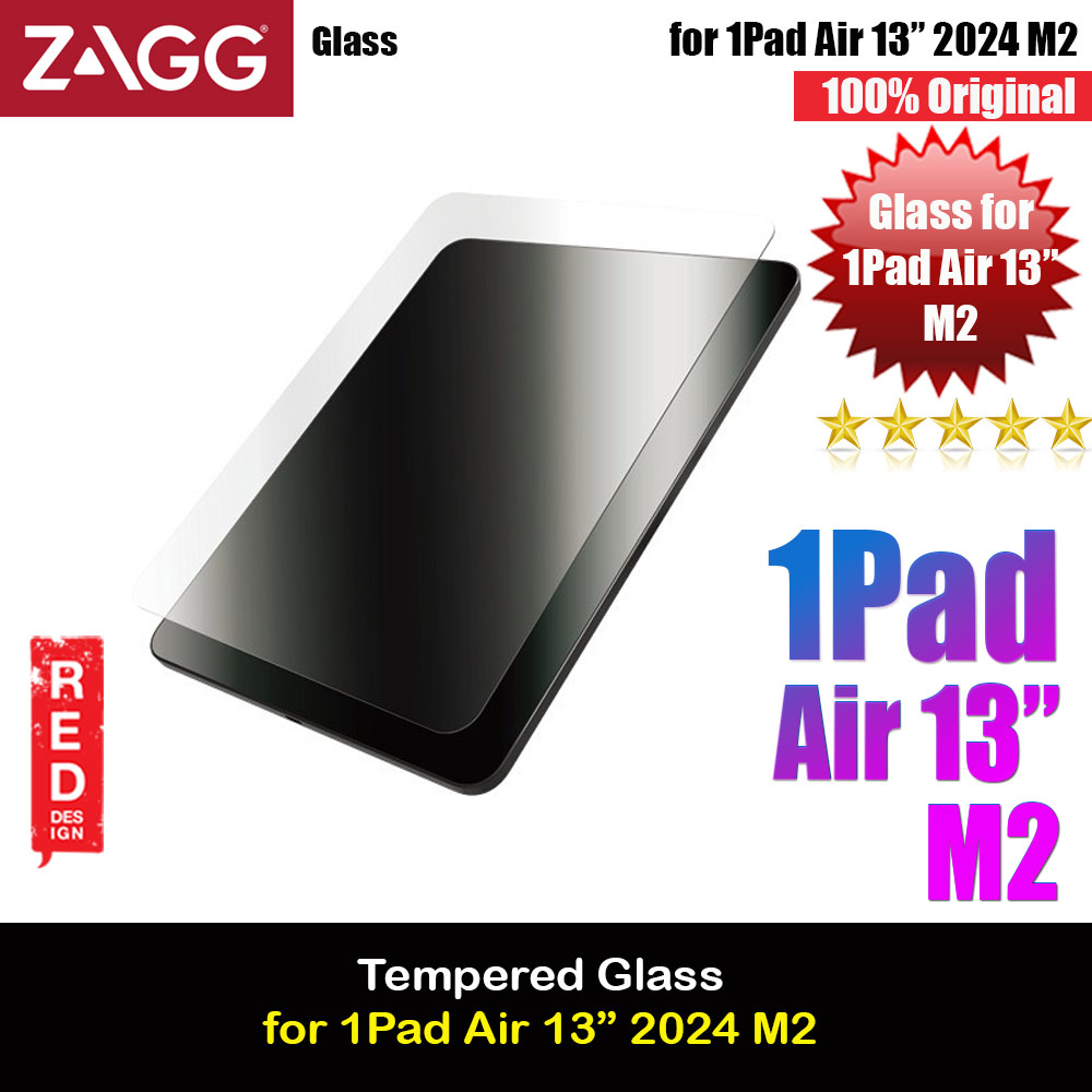 Picture of Zagg Tempered Glass with Easy Installer Helper for iPad Air 13 M2 2024 (Clear) Apple iPad Air 13  M2 2024- Apple iPad Air 13  M2 2024 Cases, Apple iPad Air 13  M2 2024 Covers, iPad Cases and a wide selection of Apple iPad Air 13  M2 2024 Accessories in Malaysia, Sabah, Sarawak and Singapore 